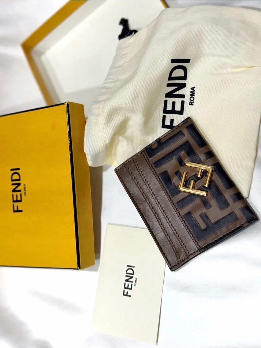 Fendi FF Diamonds Card Case